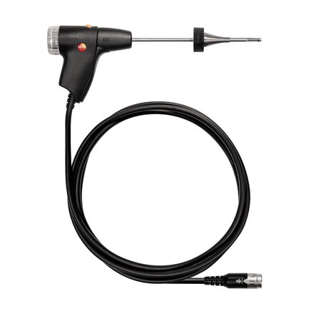 TESTO 7" flue gas probe, 5/16" diameter, Tmax = 932 °F, with hose 0600 9760